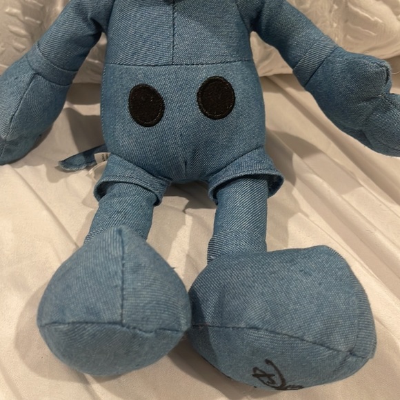 Mickey Mouse Disney X AE American Eagle Blue Denim Special Edition Plush - Picture 3 of 8